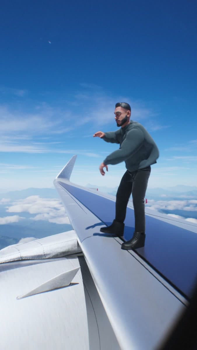 Above It All — Visual effects & compositing film still
