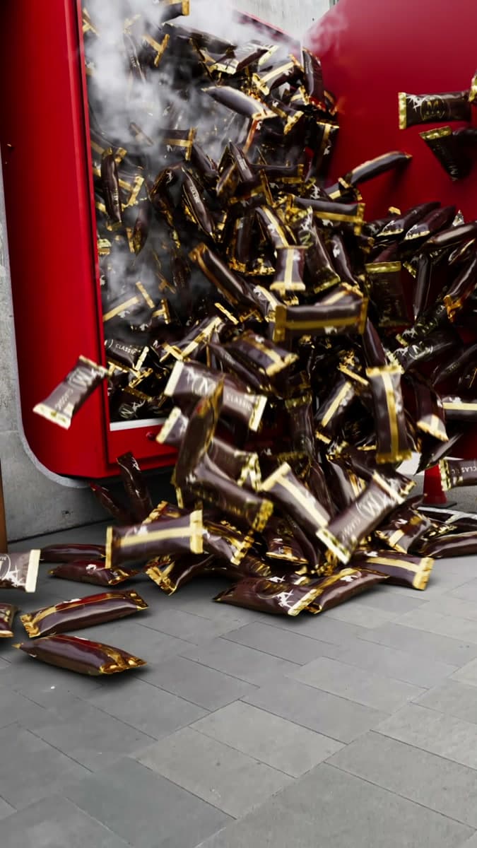 Magnum — Unwrapped — Product CGI & live action film still