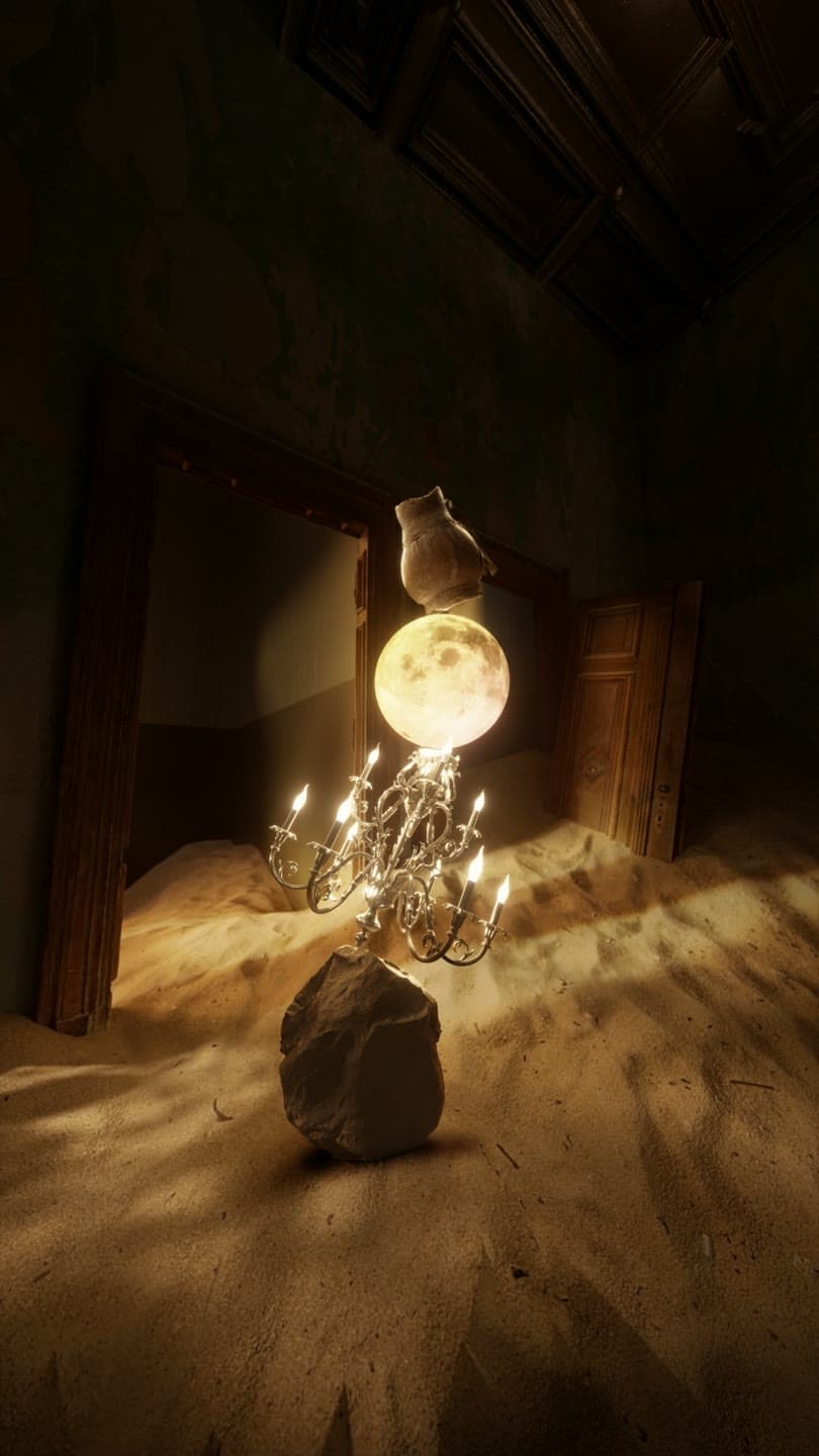 Still Life with Moon — Dreamscape / Interior film still